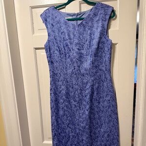 Talbots Lavendar Sleeveless V neck Dress size 10